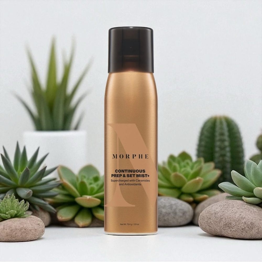 Morphe Continuous Prep & Set Mist Hydrating  Spray Ceramides & Antioxidants NIB